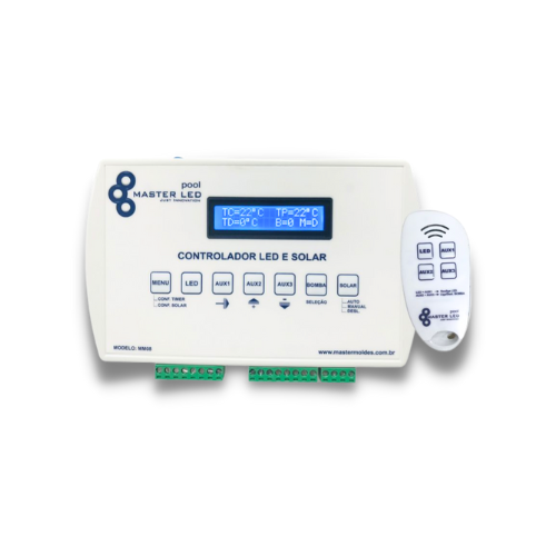 Controlador Modelo MM08 com aquecimento solar
