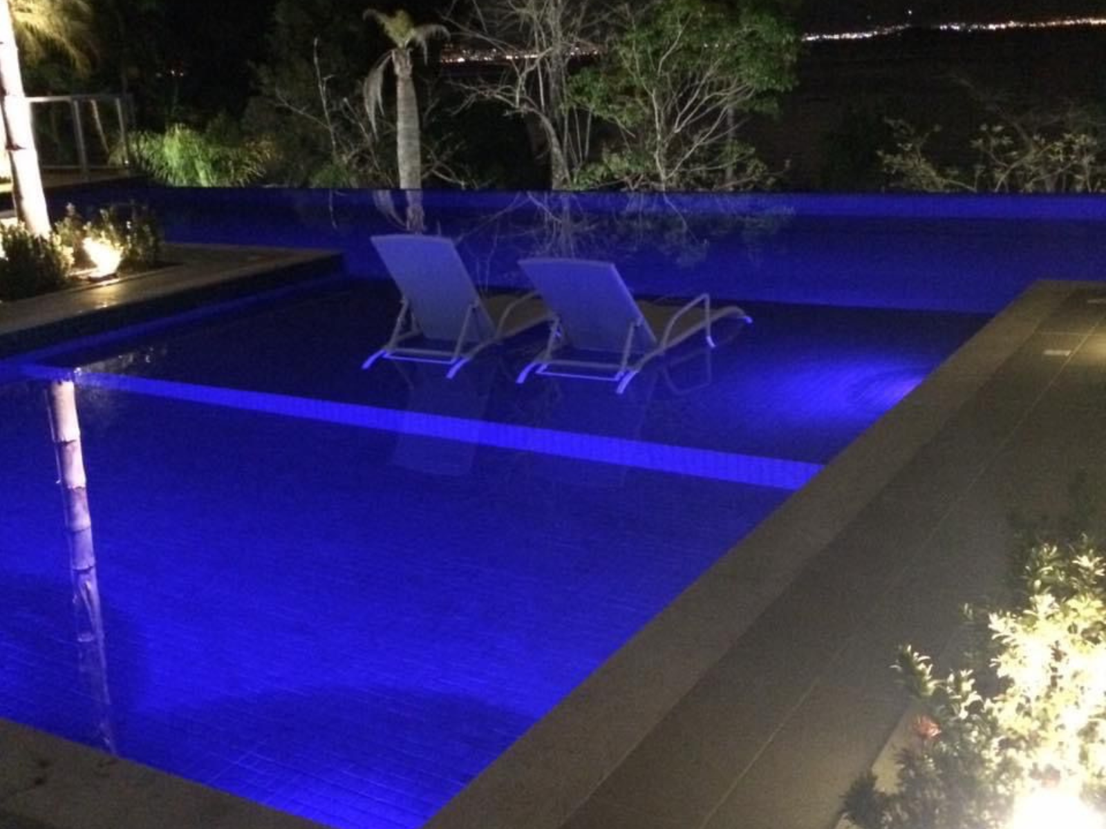 Projeto de iluminação para área de lazer